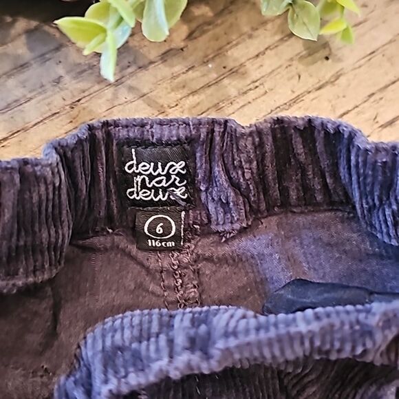 Black corduroy joggers size 6 - Picture 3 of 10